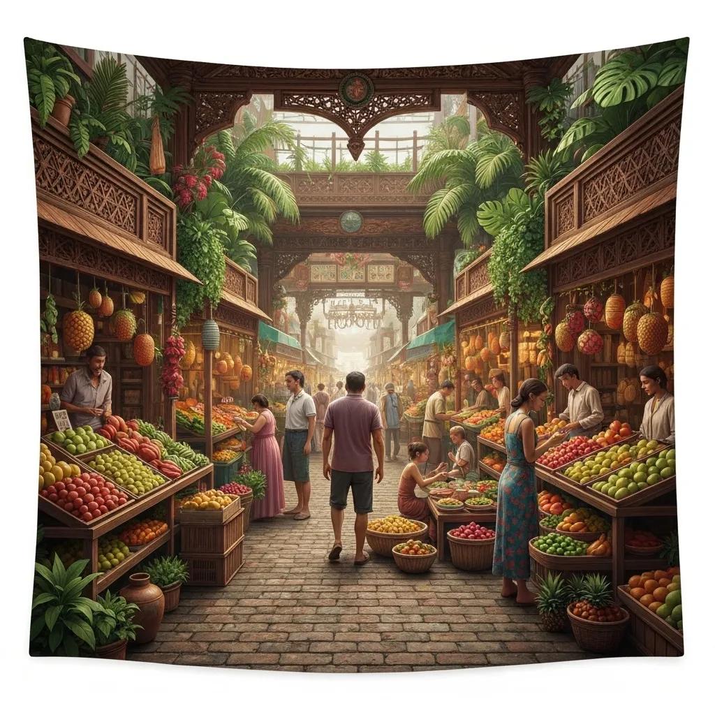 Digital nomad working in a tropical café, embodying the lifestyle of remote work and travel